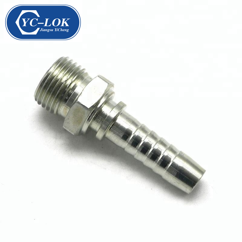 Carbon Steel Reusable Hydraulic Hose Fitting