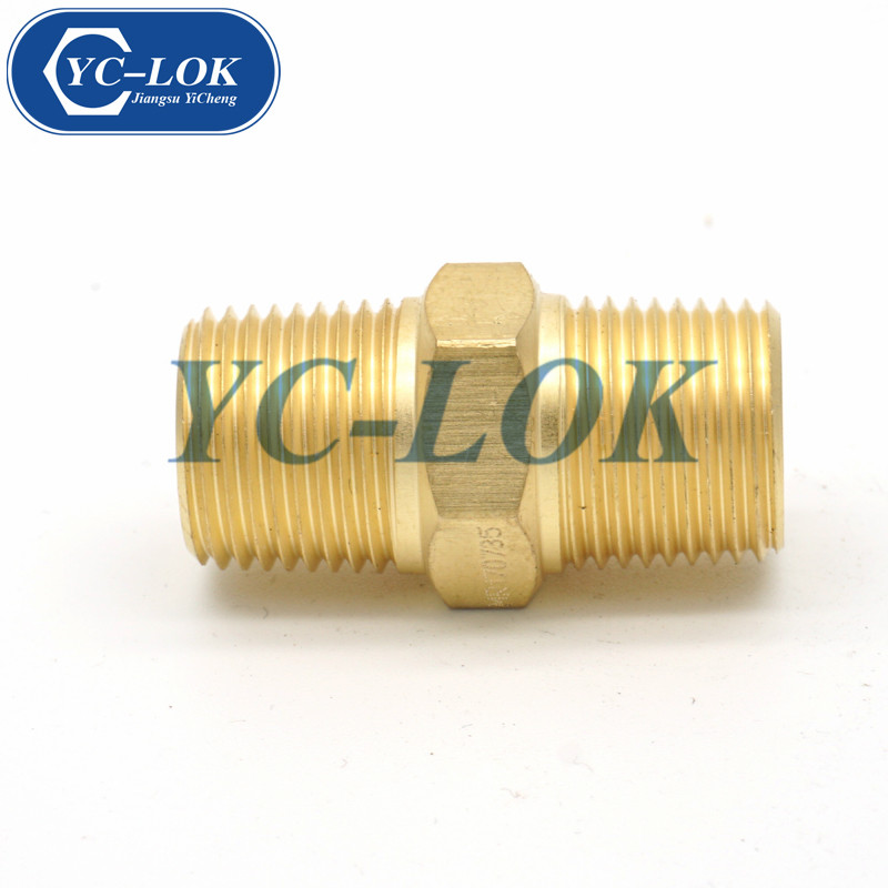 Chinese factory brass NPT male tube adapter compression fittings