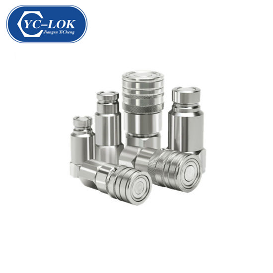 ISO Flat Face Hydraulic Quick Connect Coupler for Agriculture Industry