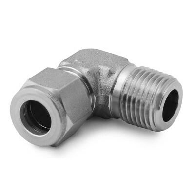 Stainless Steel Swagelok Tube Fitting  Male Elbow  12 in. Tube OD x 12 in  Male NPT