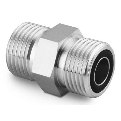 Stainless Steel VCO O-Ring Face Seal Fitting Union 12 in  VCO Fitting