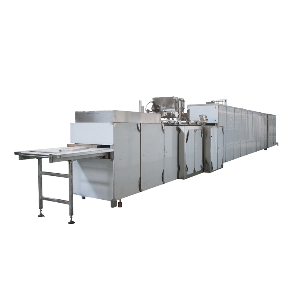 1/6 automatic chocolate molding line one shot chocolate depositing line