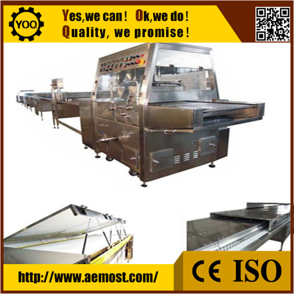 automatic chocolate enrobing machine, cooling tunnels for chocolate enrobing