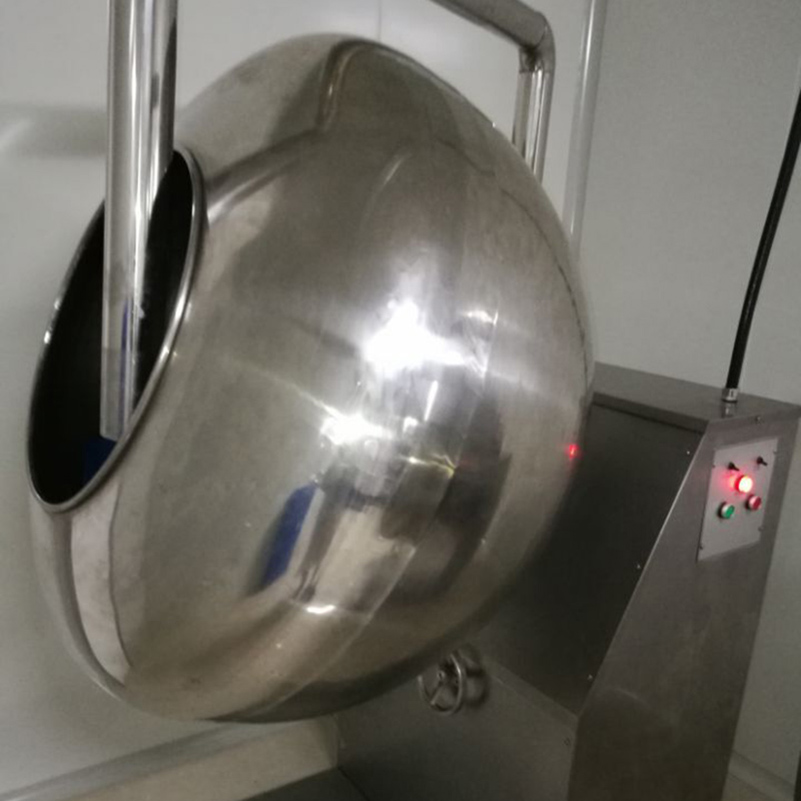 Máquina automática para polir pote de chocolate, máquina de polir feijão de chocolate
