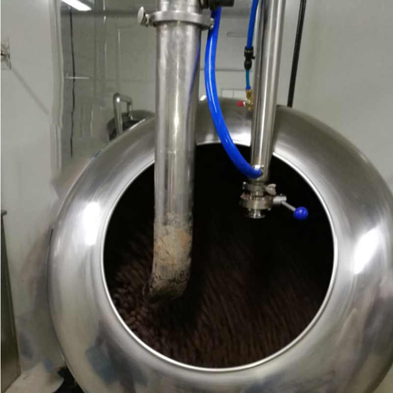 Adjusted Speed Polishing Pot Chocolate Making Equipment Chocolate Panning Machine