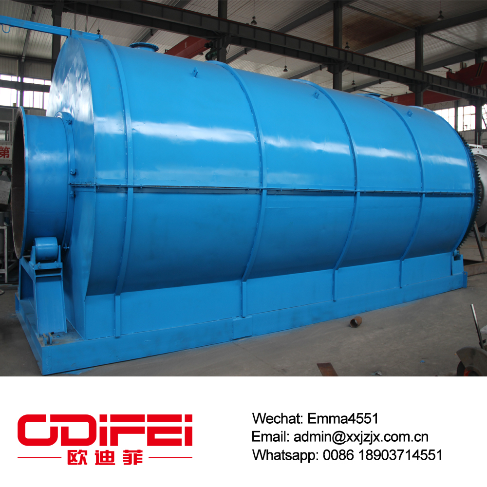 10 tons waste tire pyrolysis equipment