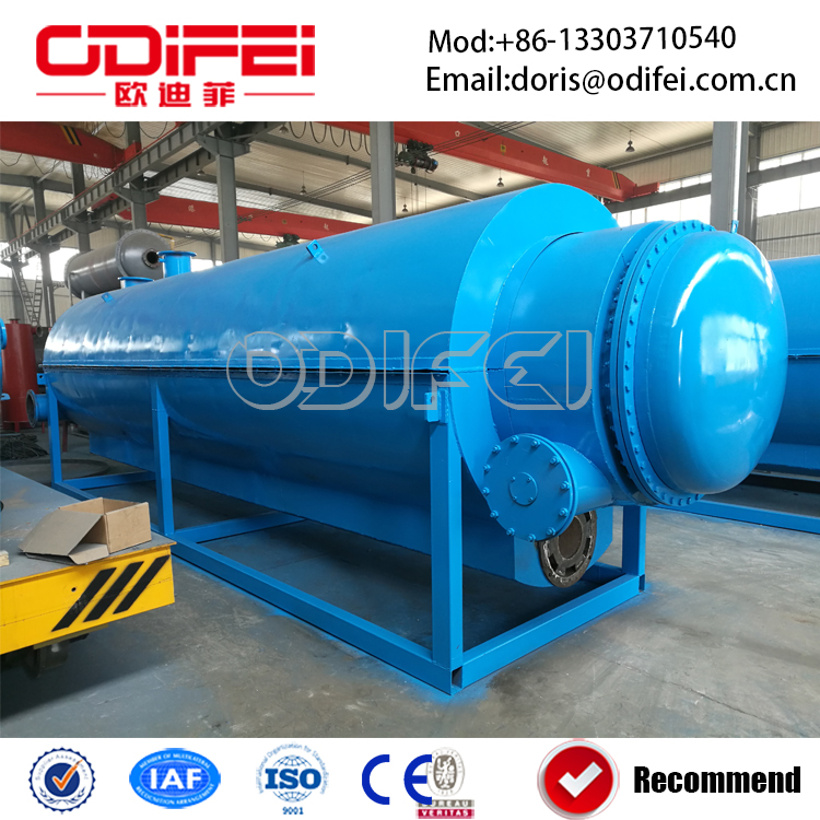 Continuous used gear oil refining machine