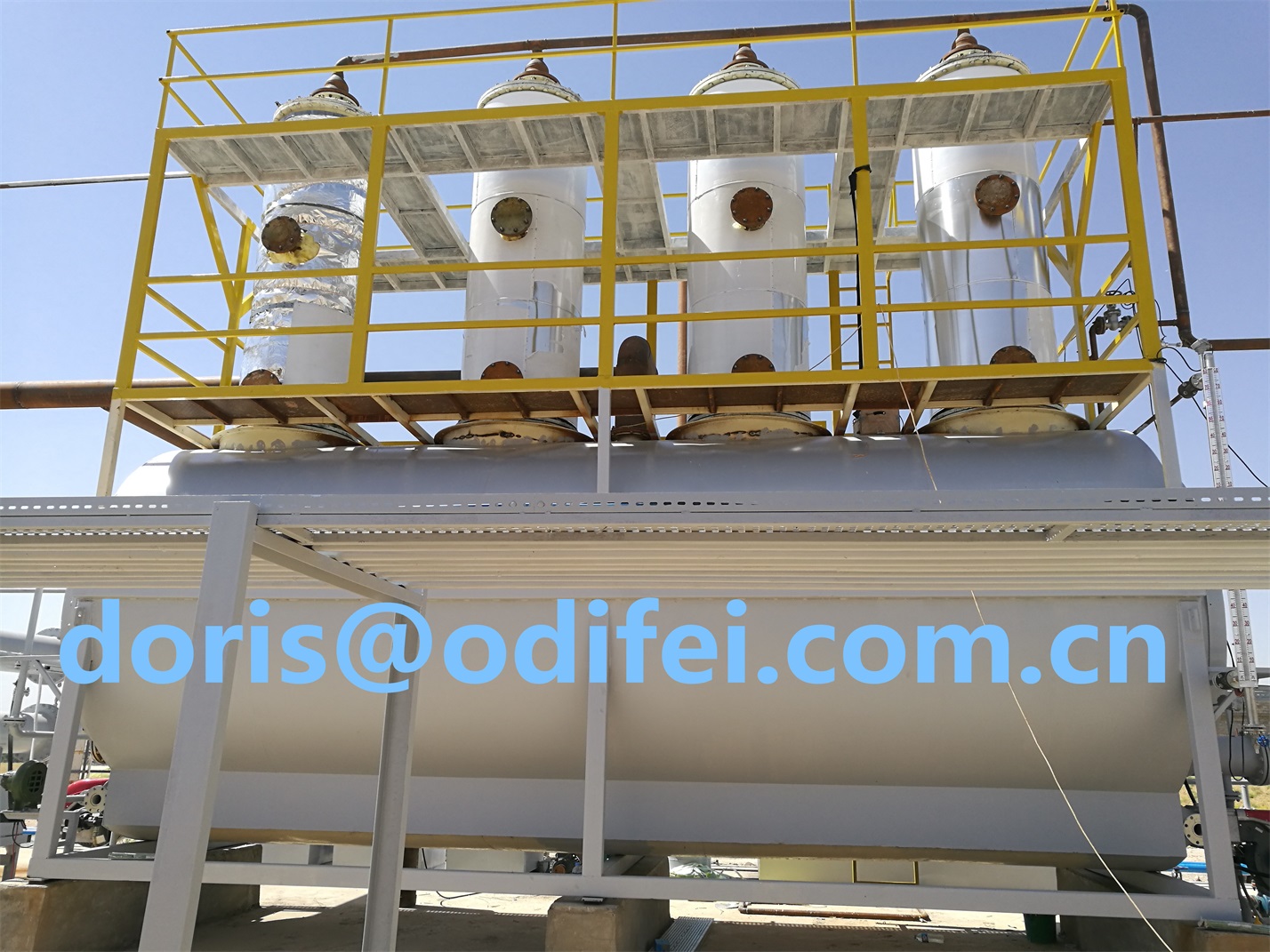 Equipo de petróleo diesel de destilación de petróleo crudo