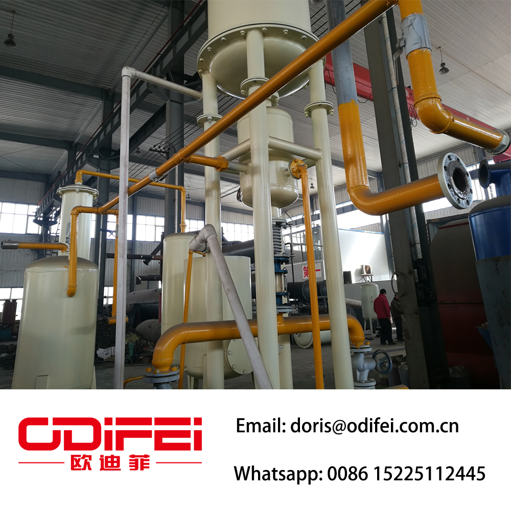 High grade used cooking oil refining machine