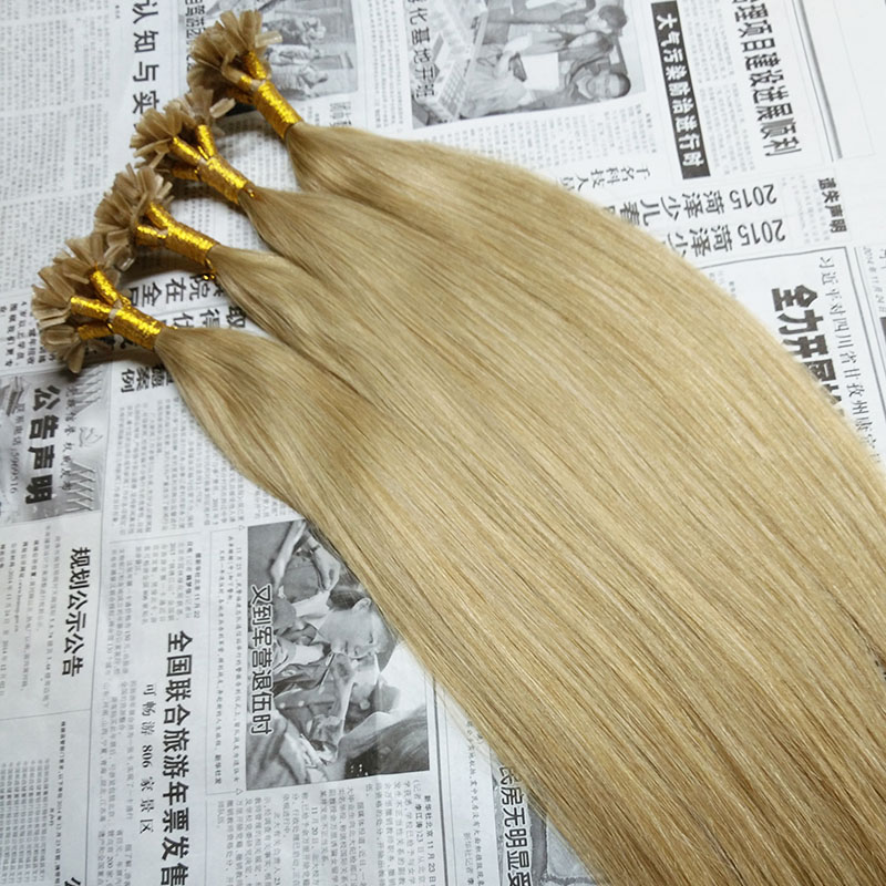 0.75グラムの0.8グラムの事前接合Uヒント人間の髪の毛の拡張子ベトナム髪