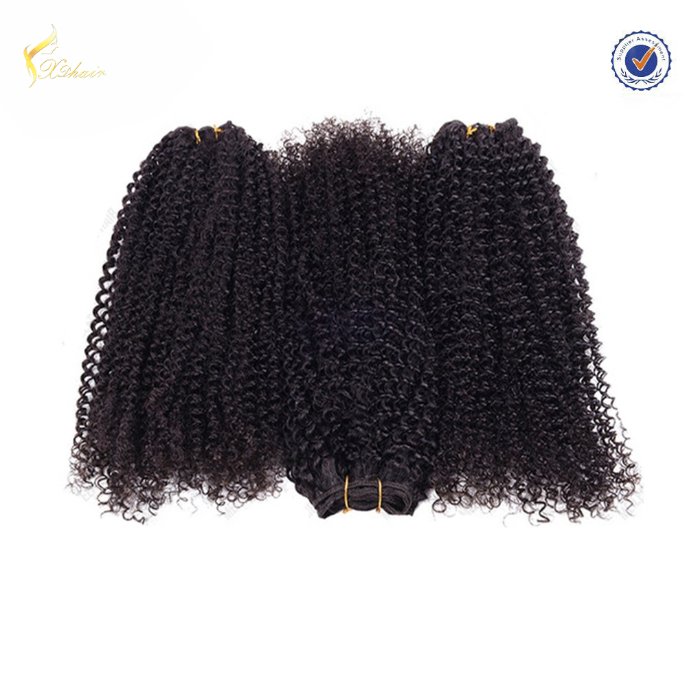 100% Human Brazilian Human Hair Weaves different types of expression curly weave hair for black women