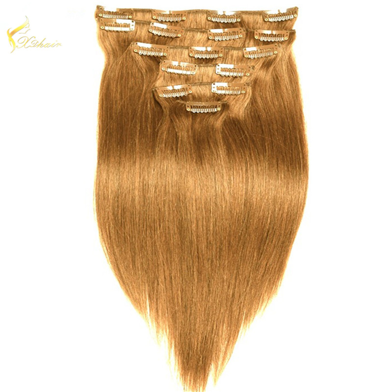 100% Real Human Hair Wholesale Cheap Straight Human Hair Weave Blonde Highlighted Hair Extension