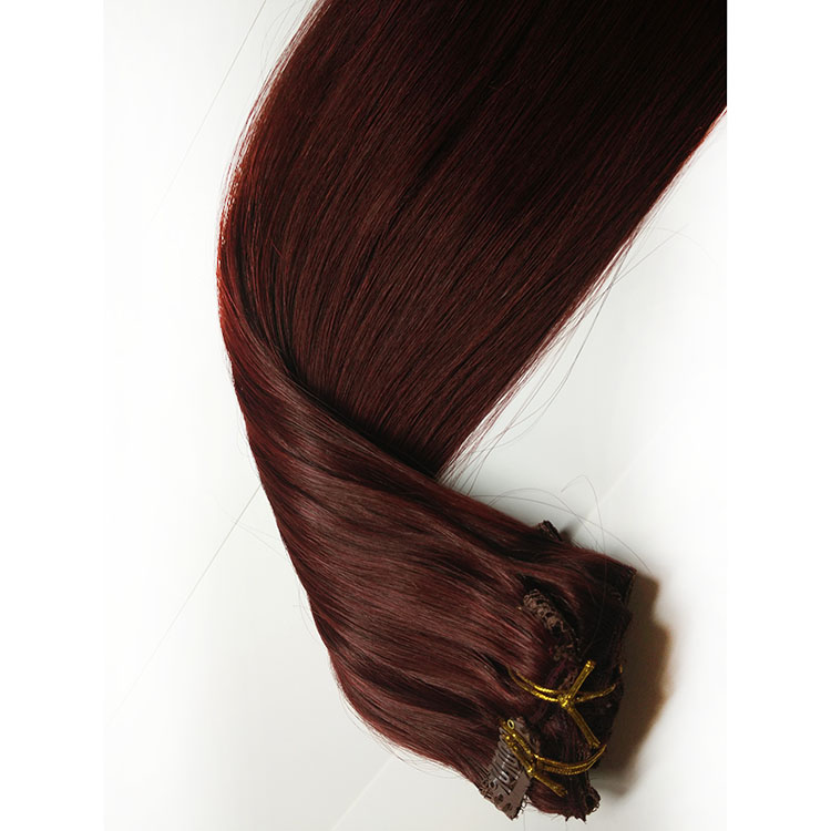 100 human hair extension clip in hair indian