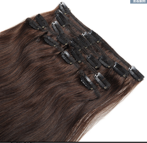 100% human hair high quality for black women 8inch-30 inch hair extensions clip in