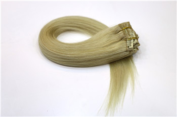 100% real Indian remy human hair full head lace clip in hair extensions