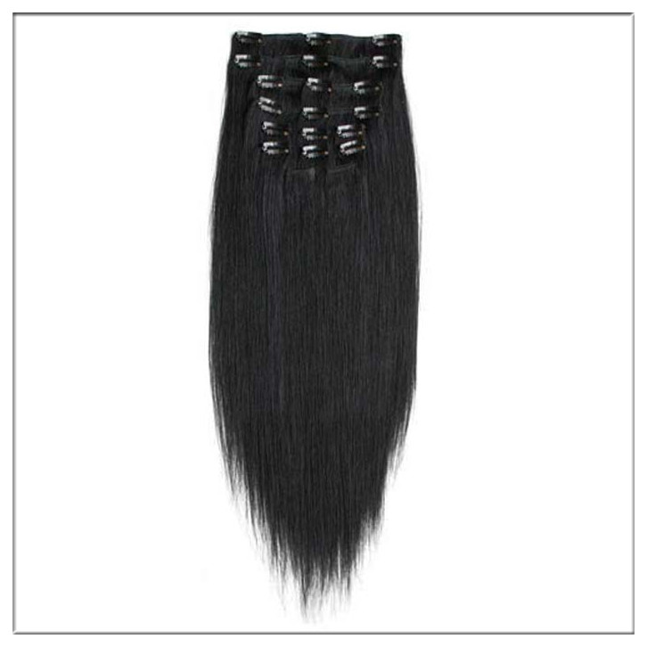 100% virgin remy human blonde clip in hair extensions