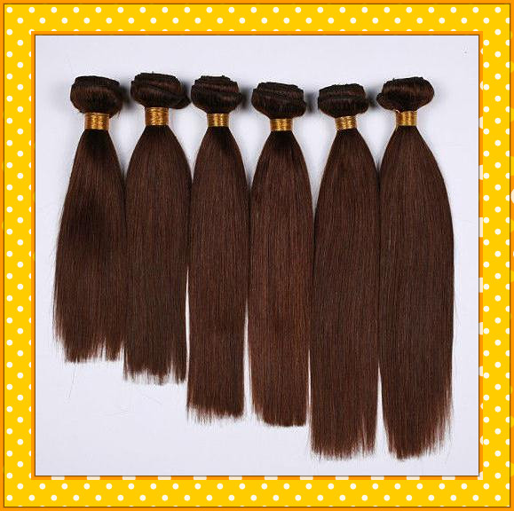 100% virign unprocessed malaysian hair weae Orange long straight hair