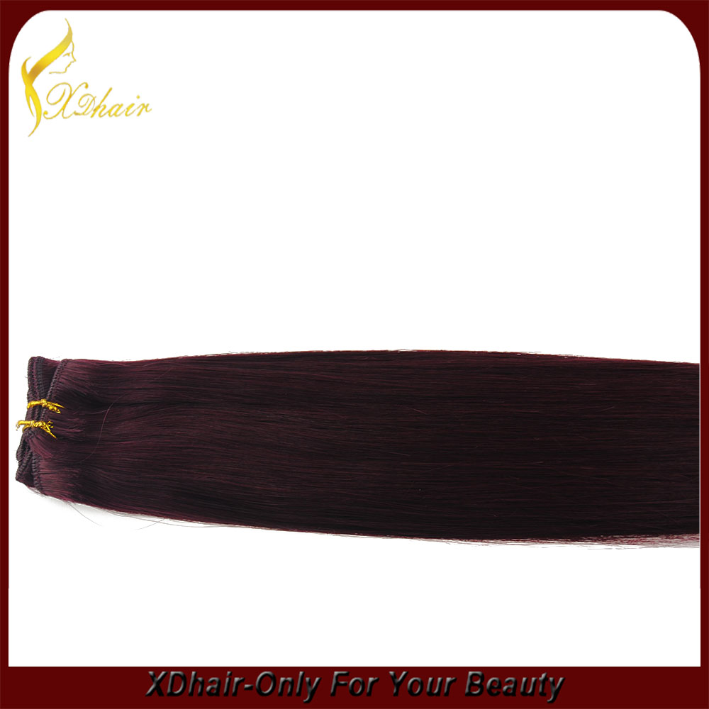 real human hair weft