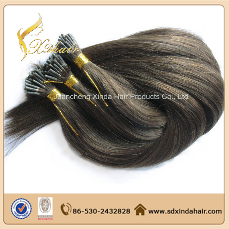 1g strand remy human hair 100% human hair extension virgin brazilian hair Cheap Price I tip Hair