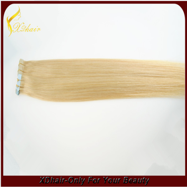 2015 Factory wholesale fashion ombre virgin indian remy tape hair extension