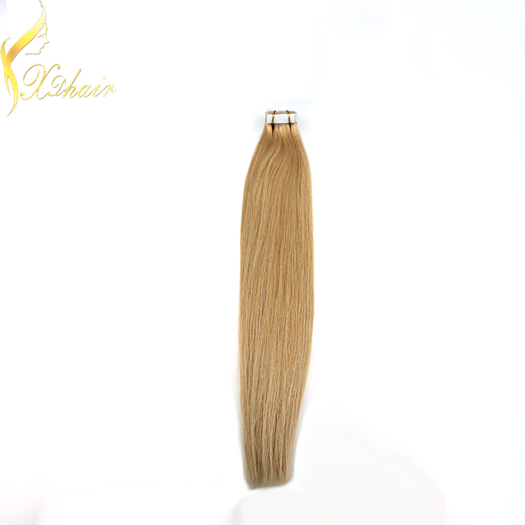 2015 New 100% remy human hair straight tape hair extensions,hair extension adhesive tape,micro tape and hair extension