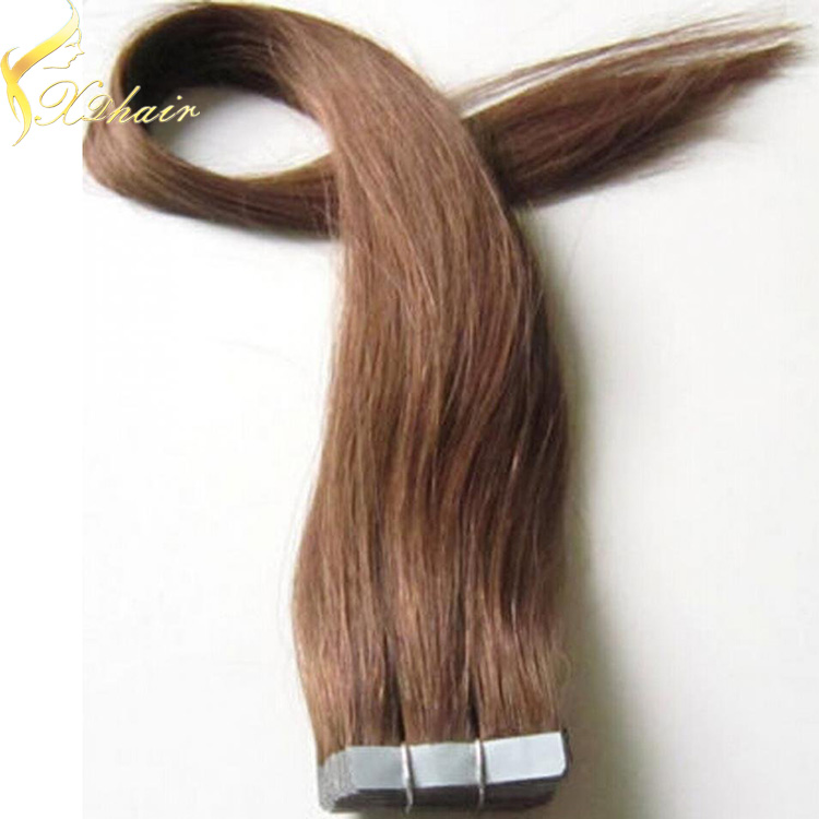 2015 good feedback direct factory wholesale indian remy tape hair extensions