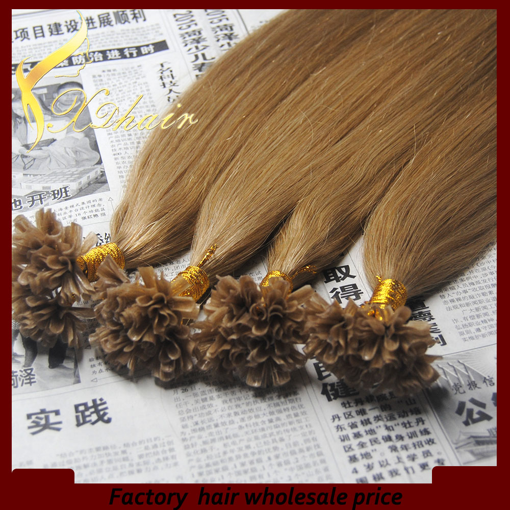 2015 prodotti caldi di vendita di 100% dei capelli umani di prezzi di fabbrica doppio disegnato capelli peruviani