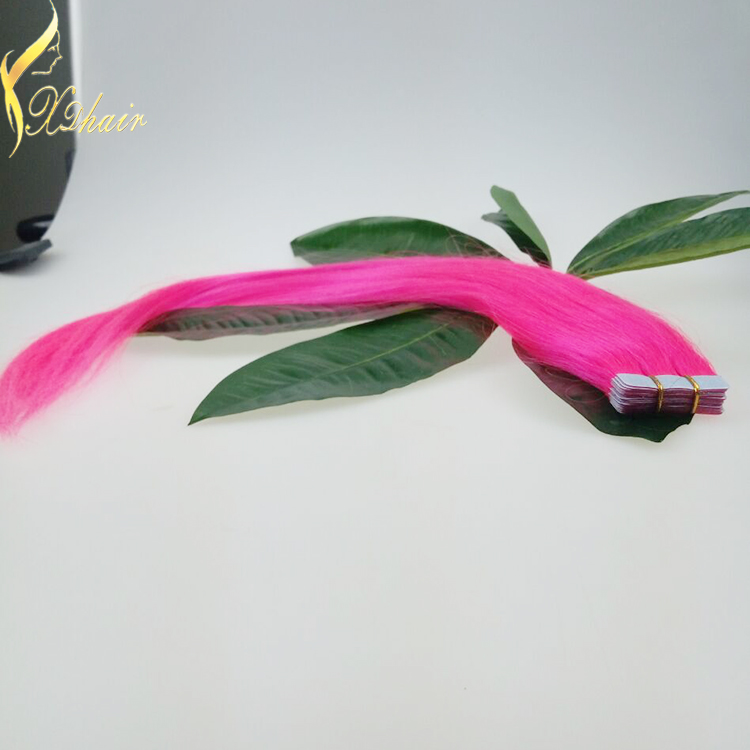 2016 New Beautiful Colorful Hair Extension For Hair Extension Tape