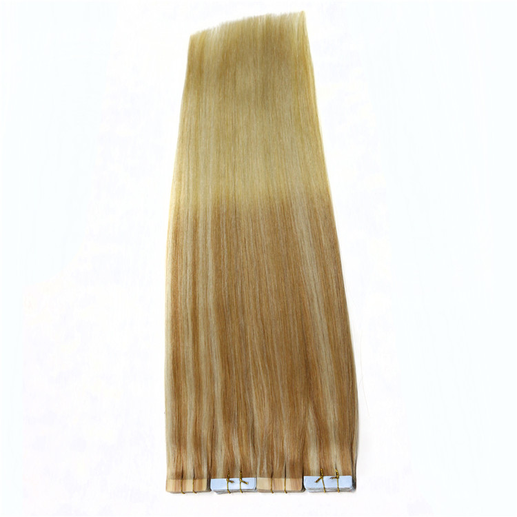 2016 New Premium Grade 8A Ombre Double Drawn Virgin Brazilian Remy Tape In Hair Extensions For Thin Hair