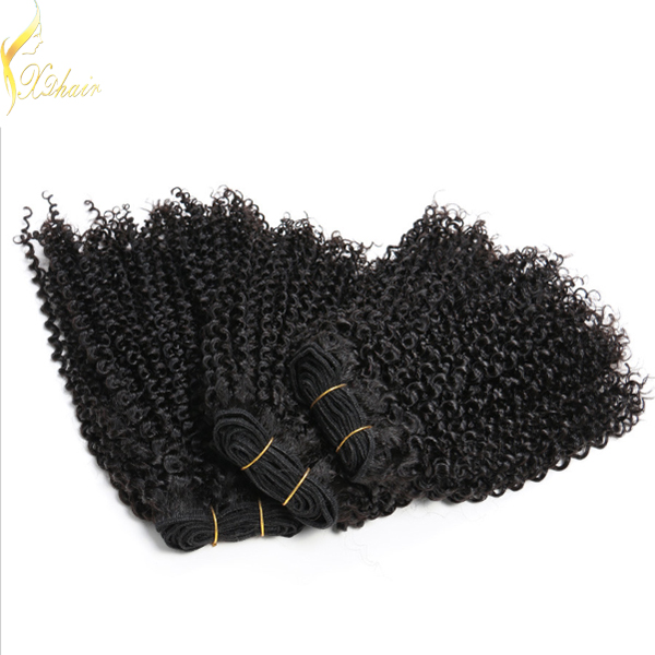 2016 Whosale 100% Human hair high quality brazilian virgin afro kinky curly human hair wig for black women