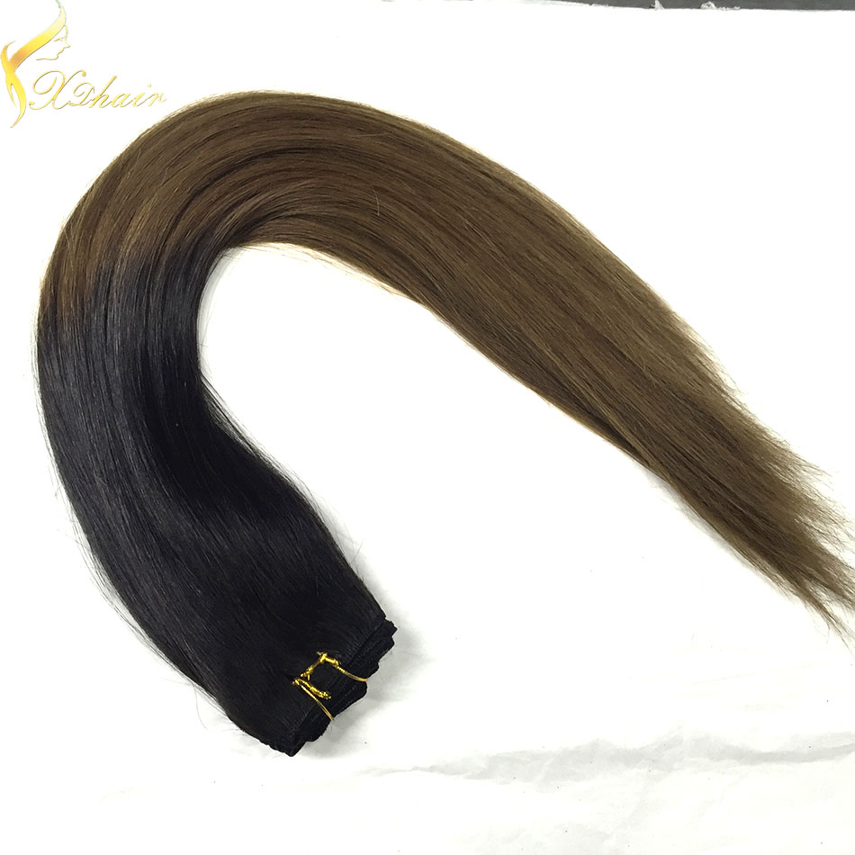 2016 new product best 8A brazilian 100 human hair two tone color remy human hair