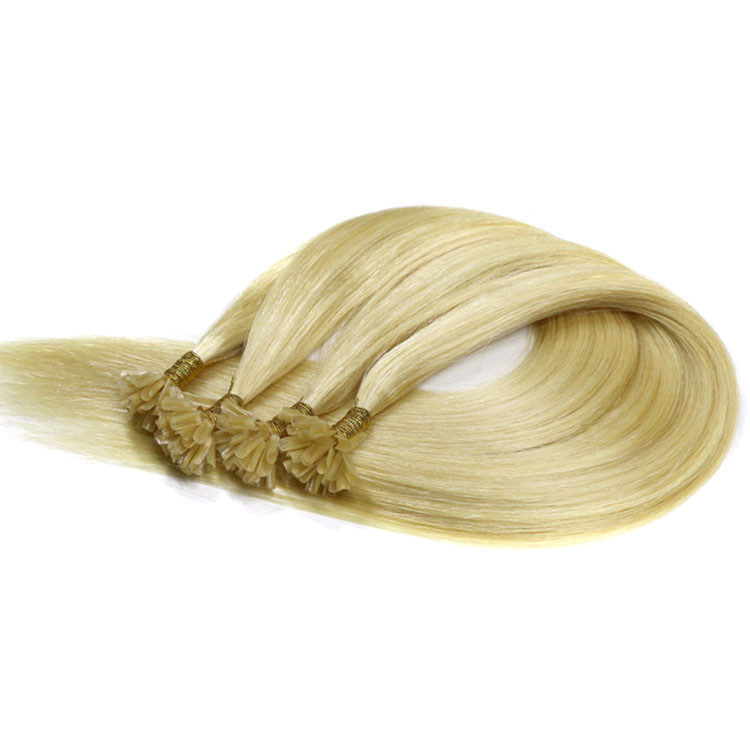 2016 unprocessed remy 100% Brazilian Human Hair keratin hair double drawn