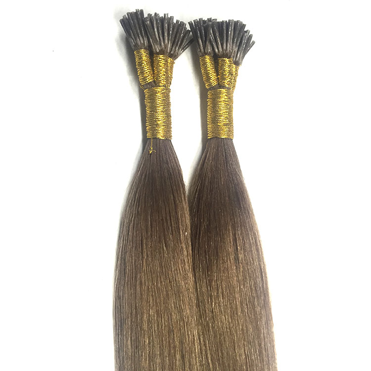 2017 factory price Italy glue remy double drawn mini i-tip hair