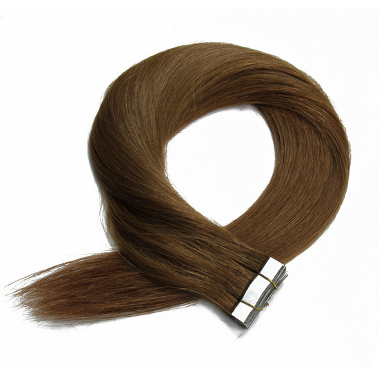 22 Inch Double Drawn 100% European Hair Tape Hair Extension Light Color
