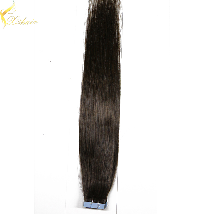 7A grade Premium quality cuticle correct double drawn hair extension russion