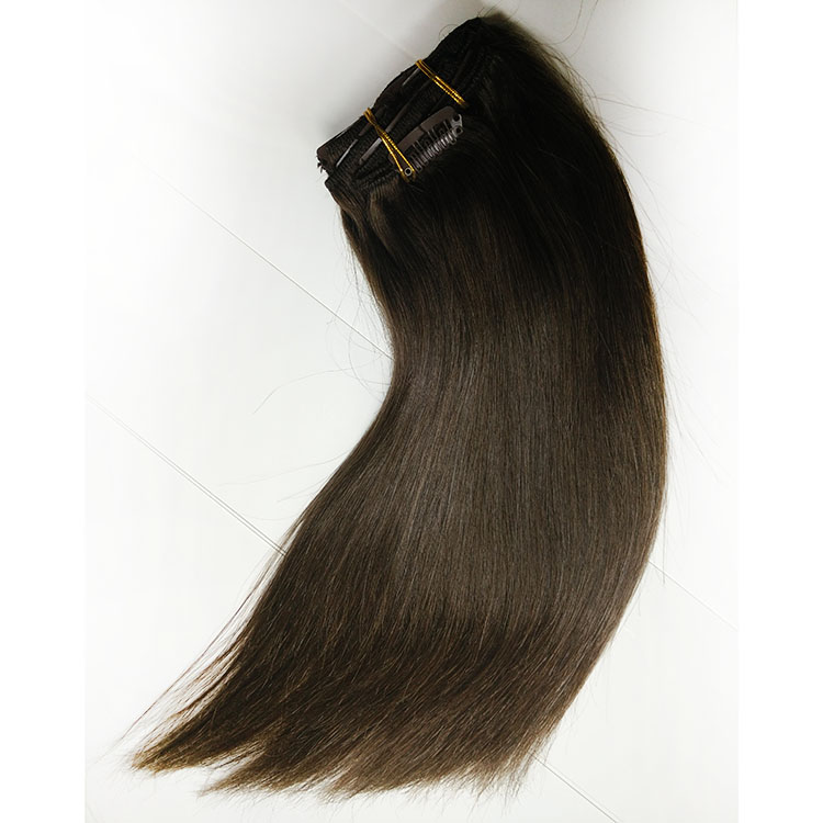 7pcs clip in hair extension top quality factory price hair  wholesale clip on hair