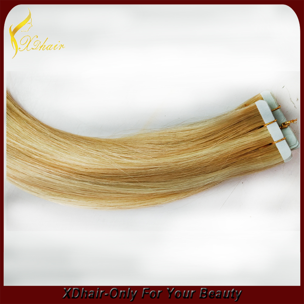 8"-32" human hair tape extension 2.5g per piece Russian hair mixed color hair