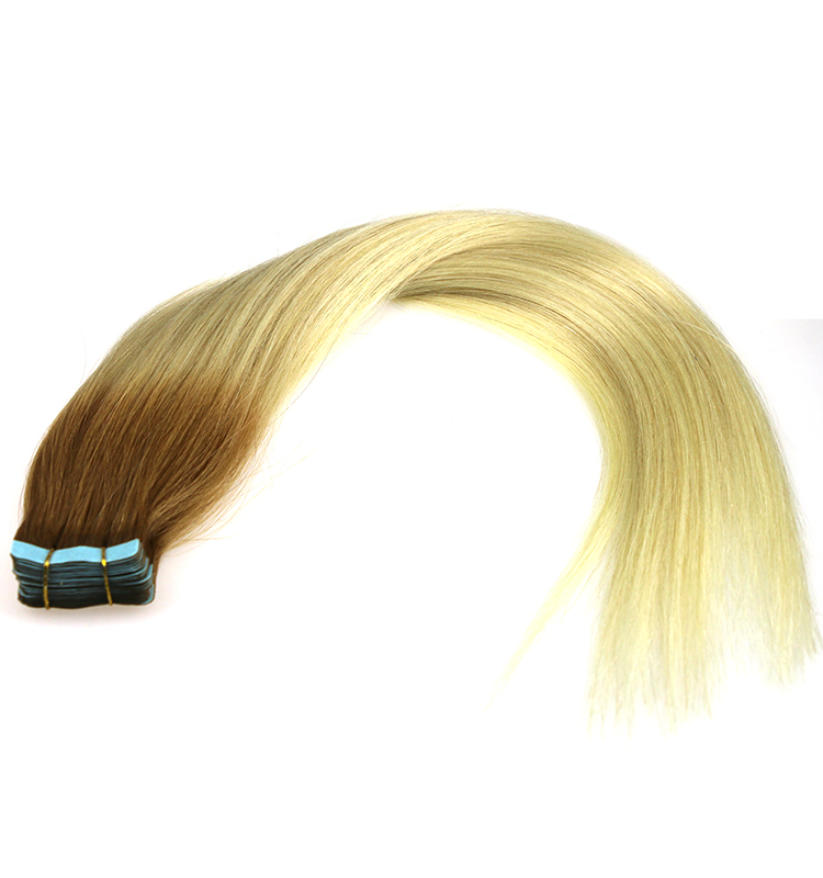 9a grade ombre tape weft virgin remy full cuticle tape hair