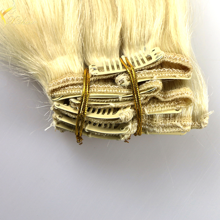 Alibaba China Free Shipping 2016 Hot Selling Factory Price clip in hair extension dropshipping