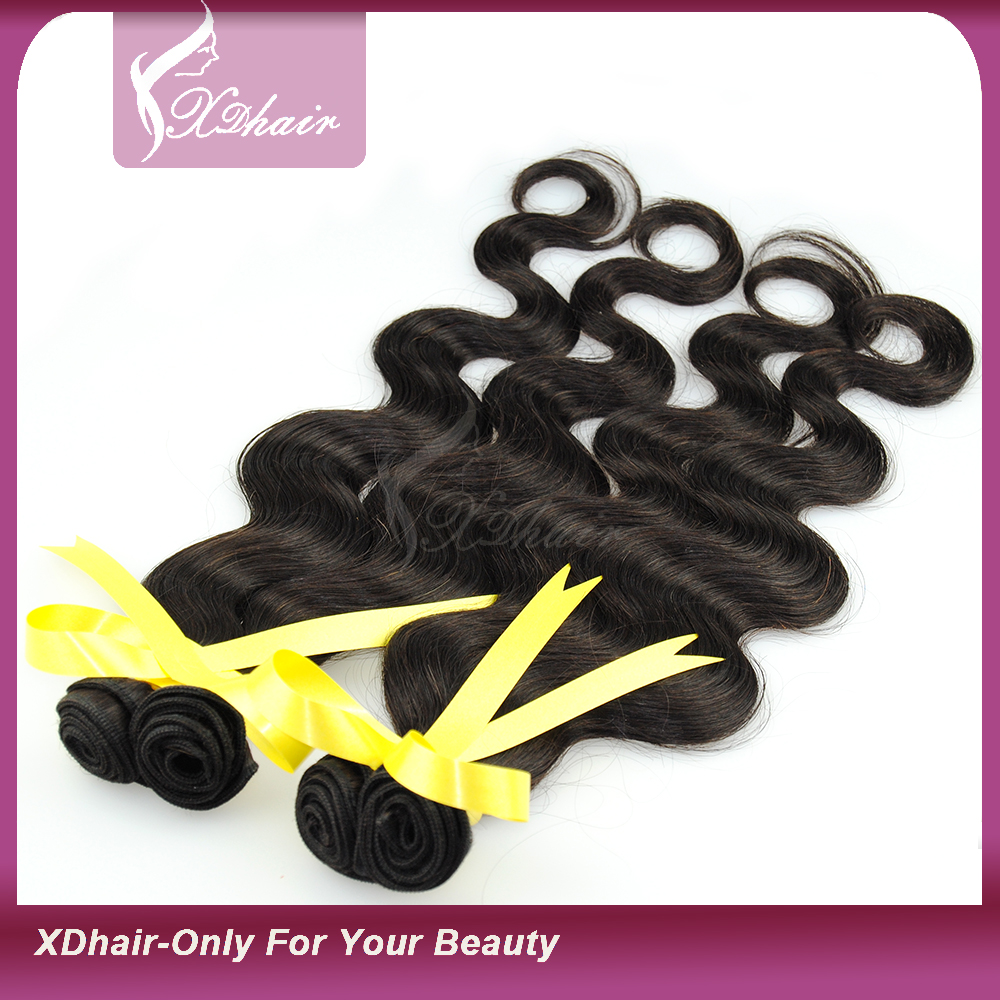 Cheveux Aliexpress Virgin Brazilian Hair Styling Non traité 6A grade gros Cheveux cousus dans Weave