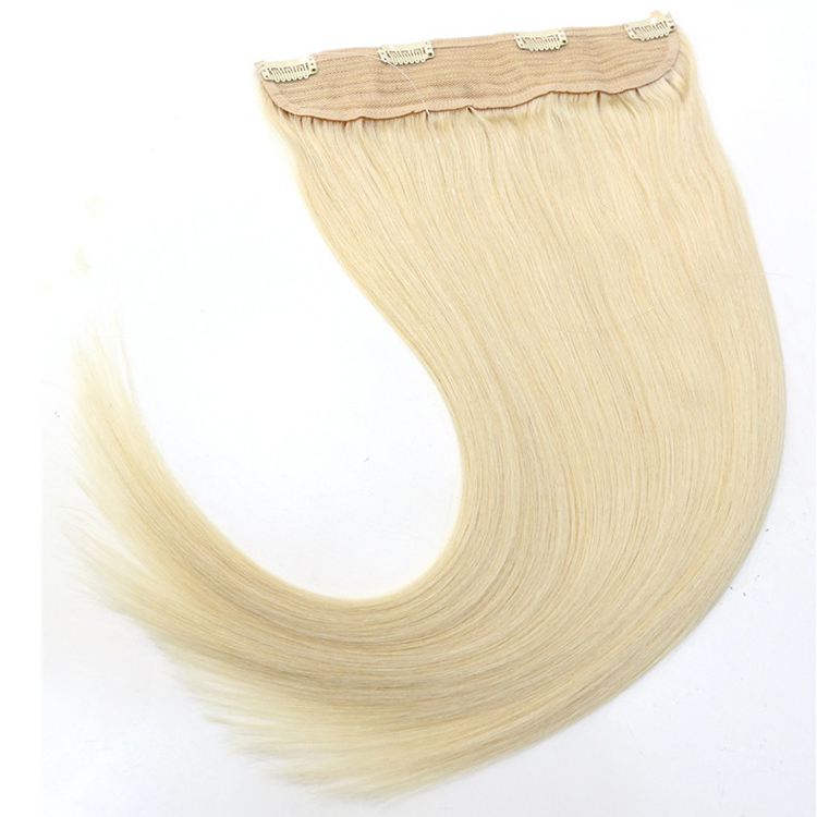 Aliexpress china one piece clip in 100% Brazilian virgin remy human hair double weft clip in hair extensions