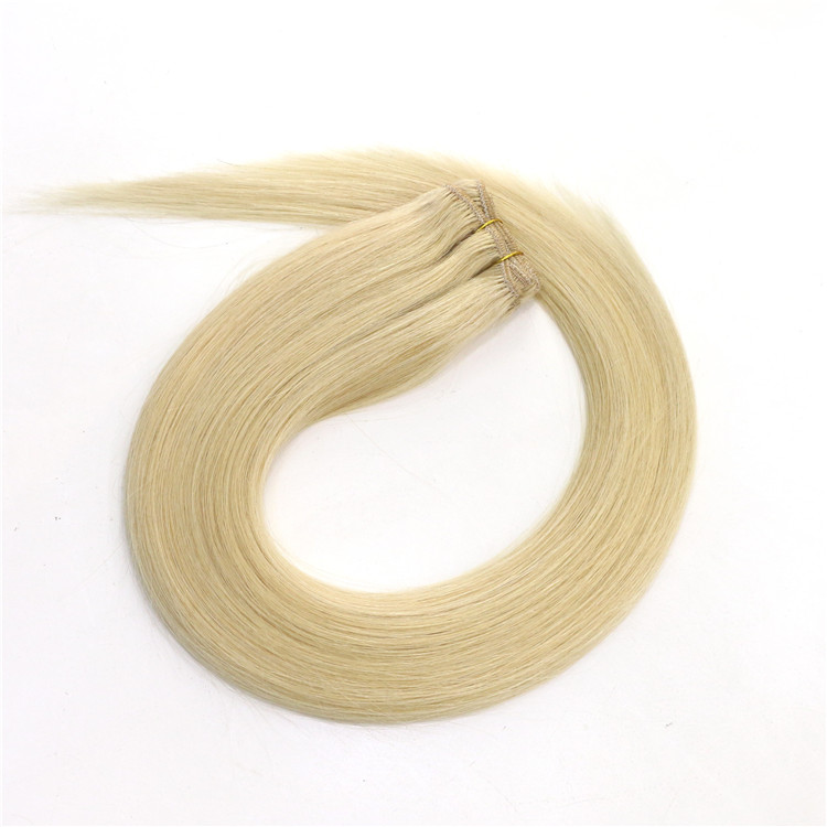 Aliexpress china thick ends double drawn 100% Brazilian virgin remy human hair weft double weft silky straight wave hair weave