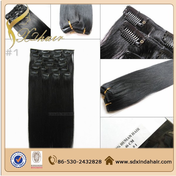 Amazon Top Sellers Wholesale Best Selling Brazilian Cheap 100% Human Hair Clip In Hair Extension