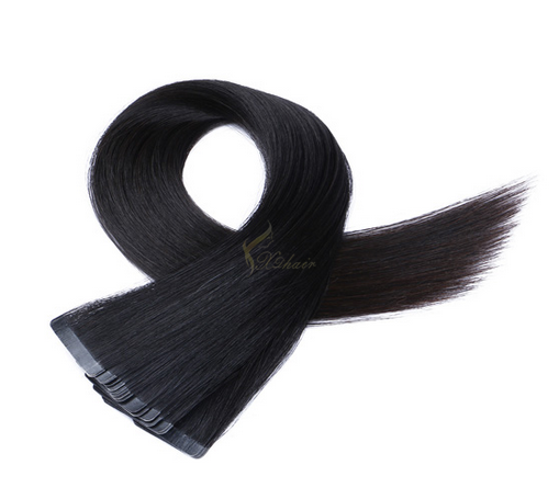 Best Quality Natural Black Color Tape In Hair Extensions Human Hair at Wholesale Price