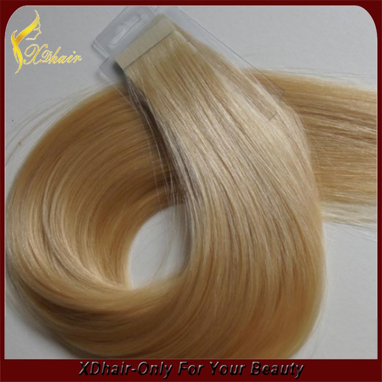 Best Quality Virgin European Human Hair Tape Hair Extension Wholesale Prices