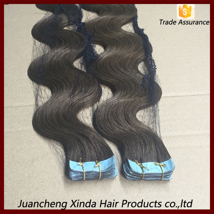 Best quality vrigin european human hair tape hair extension wholesale price