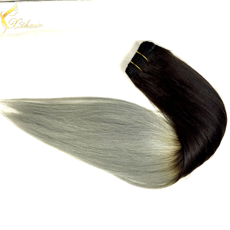 Best selling ombre hair extension two colored cheap brazilian hair ombre human hair bundles
