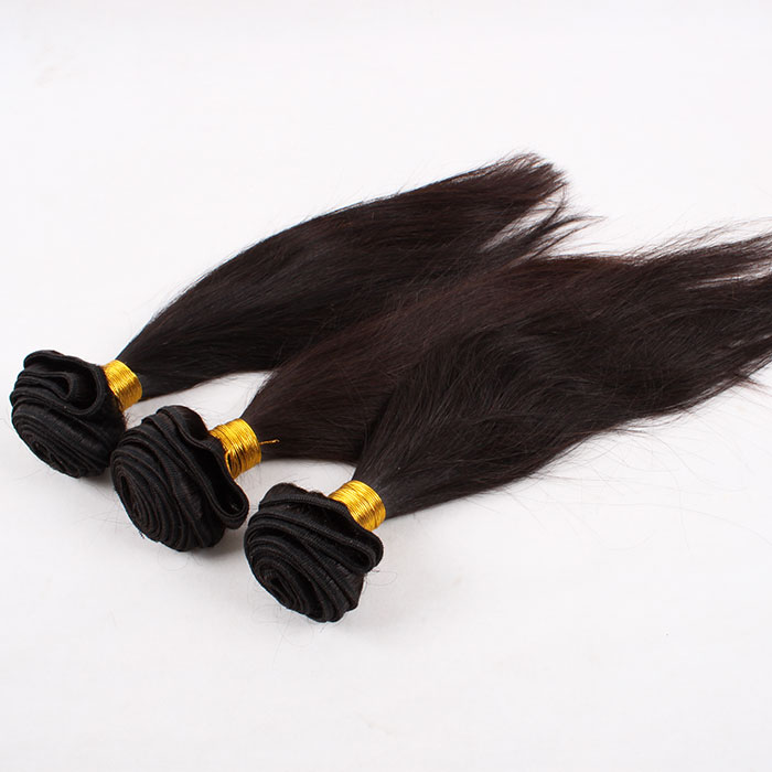Bolin hair Top Quality Fast Shipping Kinky Straight 24 Inch Virgin Remy Brazilian Hair Weft