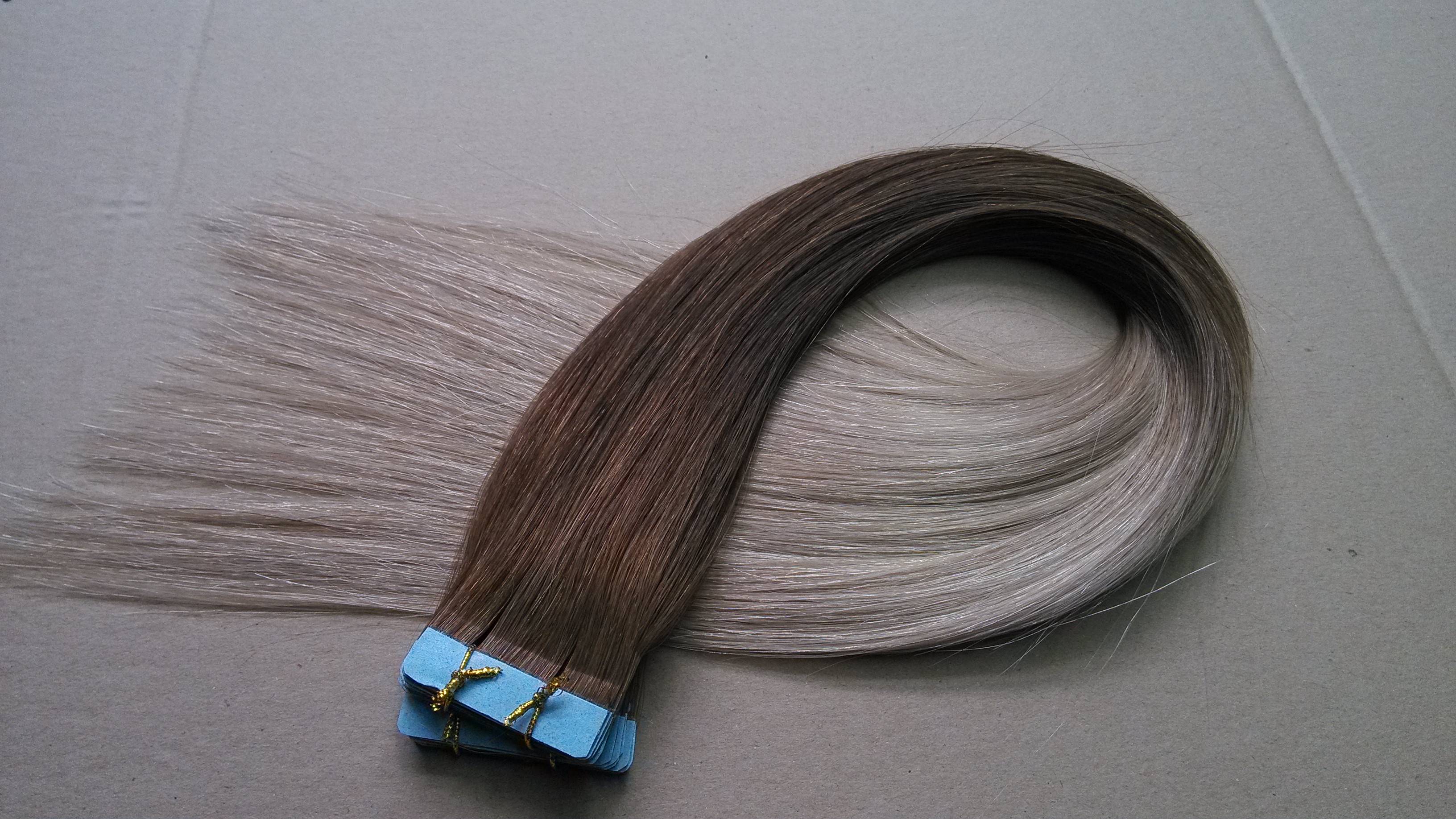 Cheap Wholesale 100% Human Hair Grade 7A Double Drawn Tape Hair Extensions In Dubai