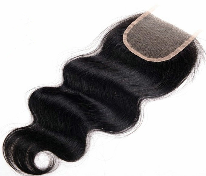 China Hair Factory Closure Silk Base Closures Lace Frontal body wavy straight hair closure